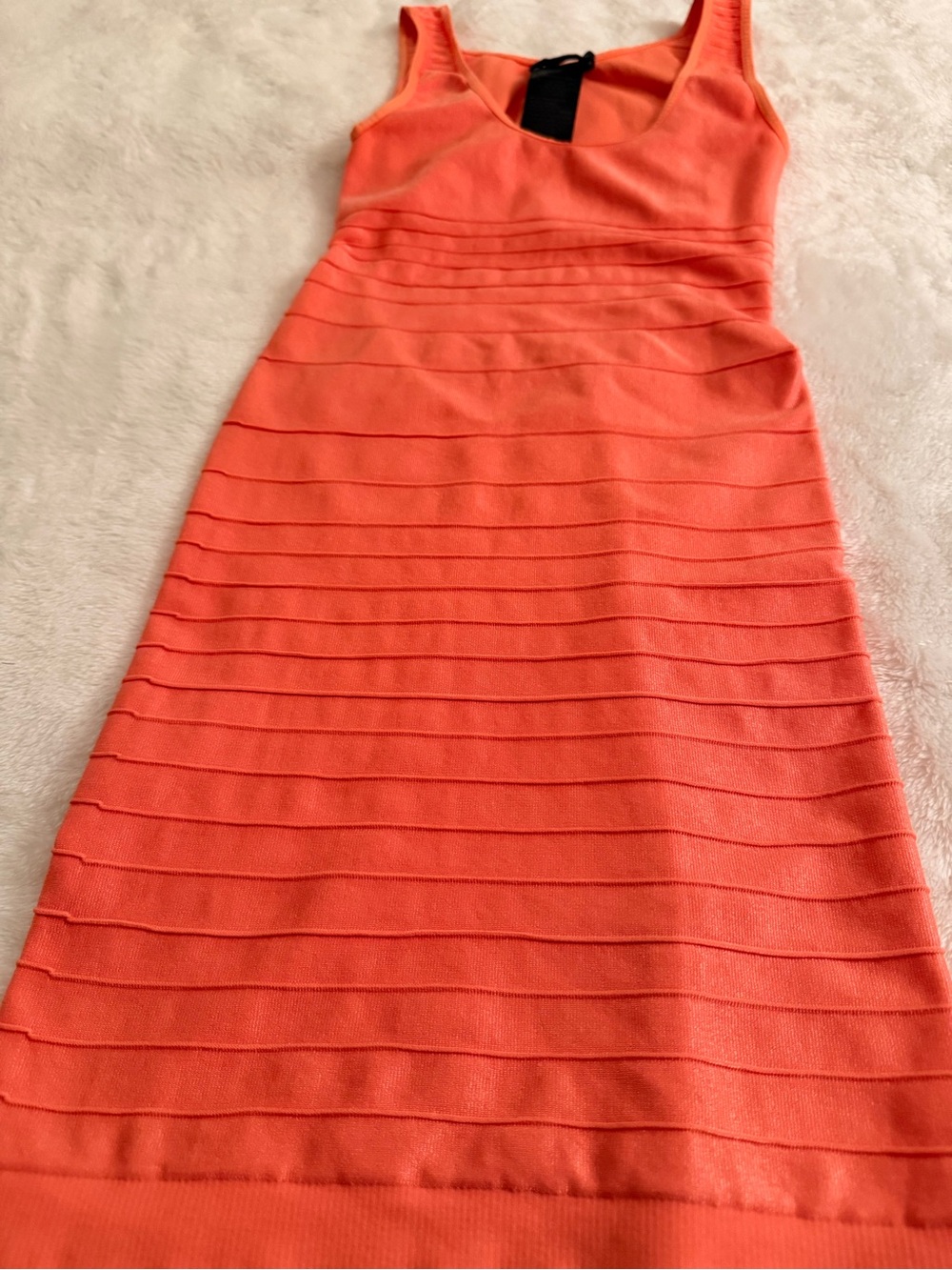 Bebe - peach/apricot dress 👗 Sz (S)